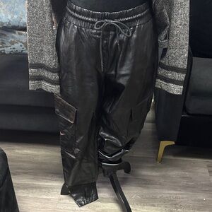 Women’s Vegan Leather Pants